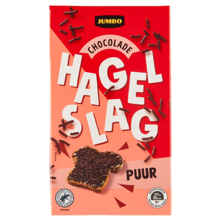 Jumbo Chocolade Hagelslag Puur 380g