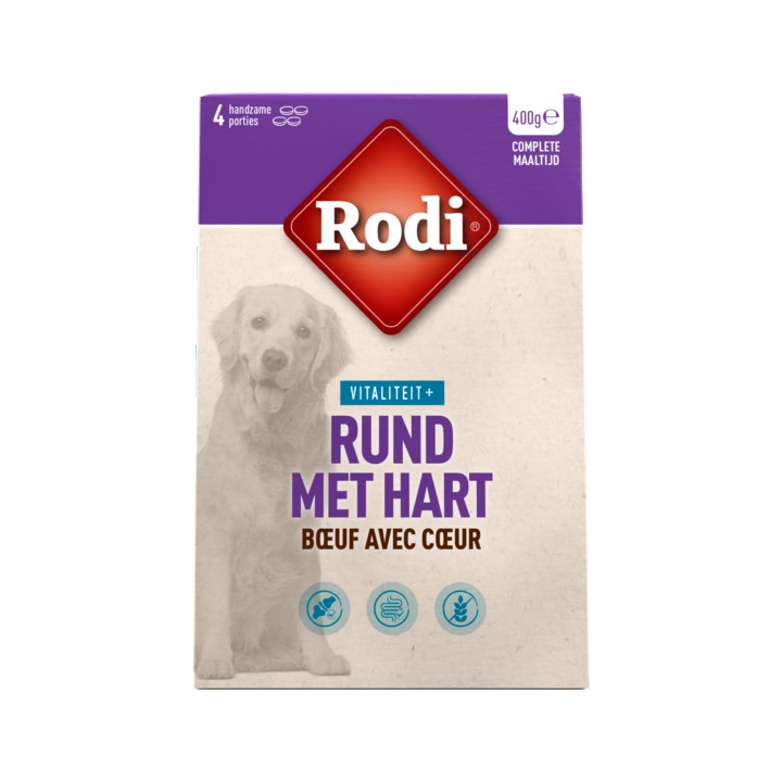 Rodi Vitaliteit+ Rund met Hart 400g