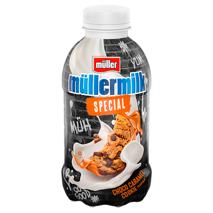 M&amp;uuml;llermilk special choco caramel cookie 379ml