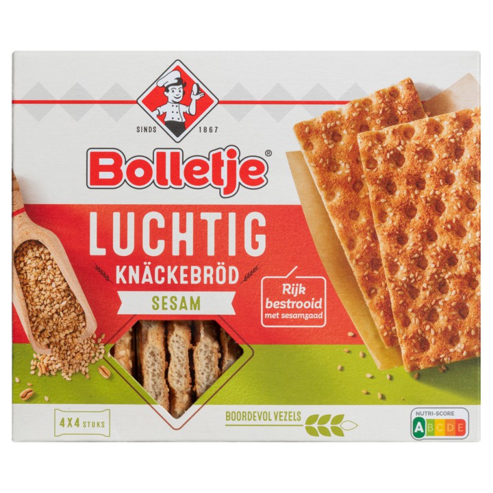 BOLLETJE Knackebrod Luchtig Sesam 240g