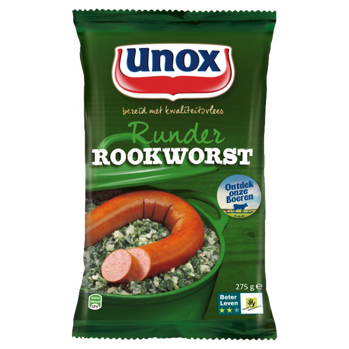 Unox Rookworst Runder 275g
