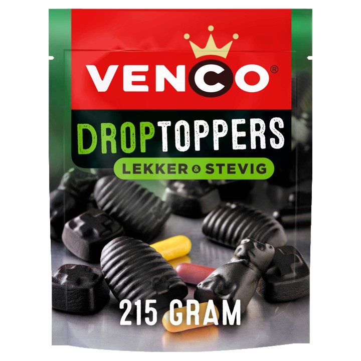 Venco Droptoppers Lekker &amp;amp; Stevig 215g