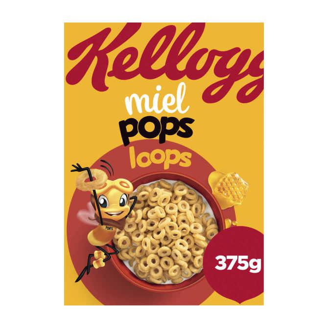 Kellogg&#039;s Honey Pops loops ontbijtgranen