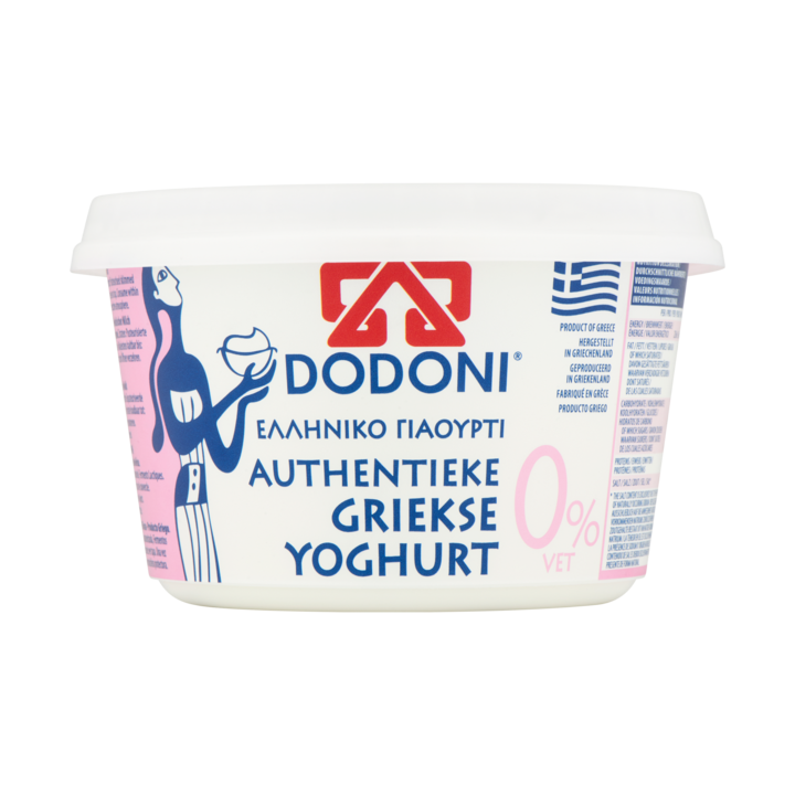 Dodoni Authentieke Griekse Yoghurt 0% Vet 500g