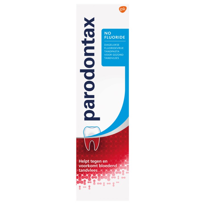 Parodontax No Fluoride fluoridevrije tandpasta tegen bloedend tandvlees 75ml