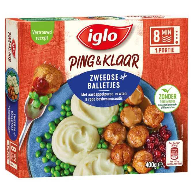 Iglo Ping &amp; klaar zweedse balletjes