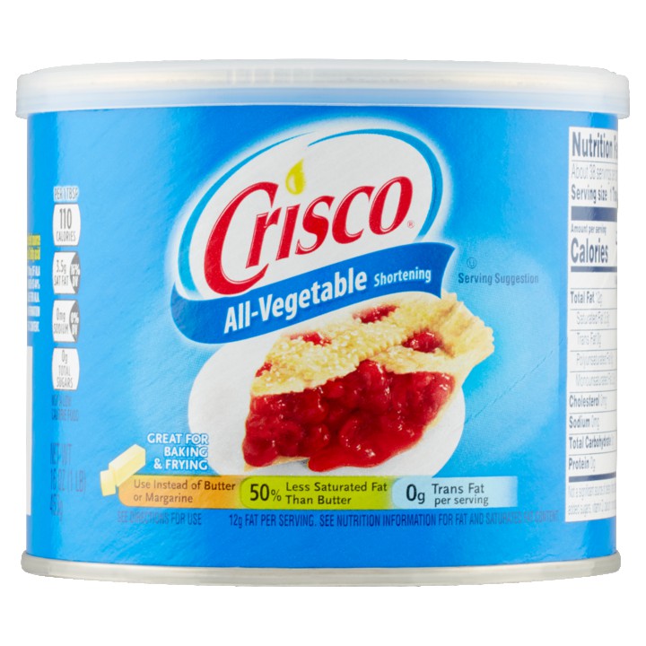 Crisco All-Vegetable Shortening 453g