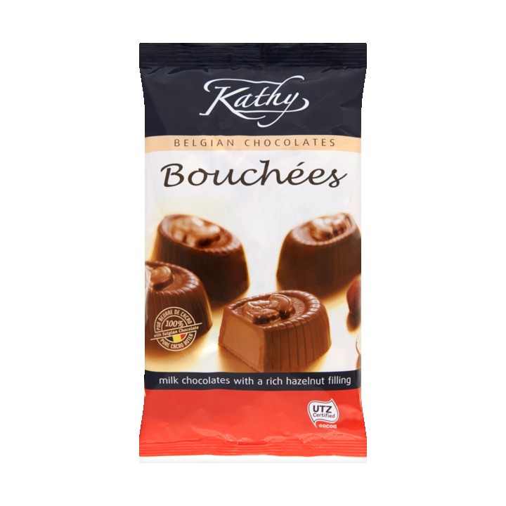 Kathy Belgian Milk Chocolate Bouch&amp;eacute;es 250g