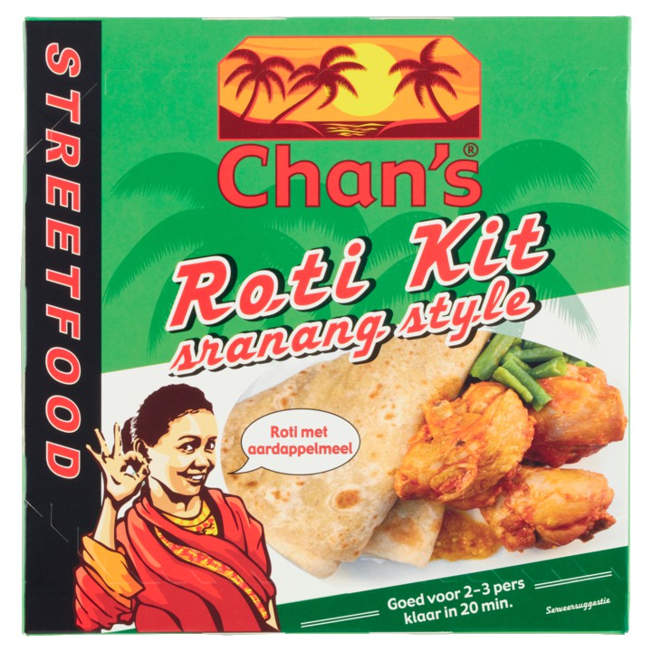 Chan&amp;#x27;s Roti Kit Sranang Style 250g