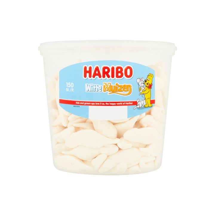 Haribo Witte Muizen 150 Stuks 1050g