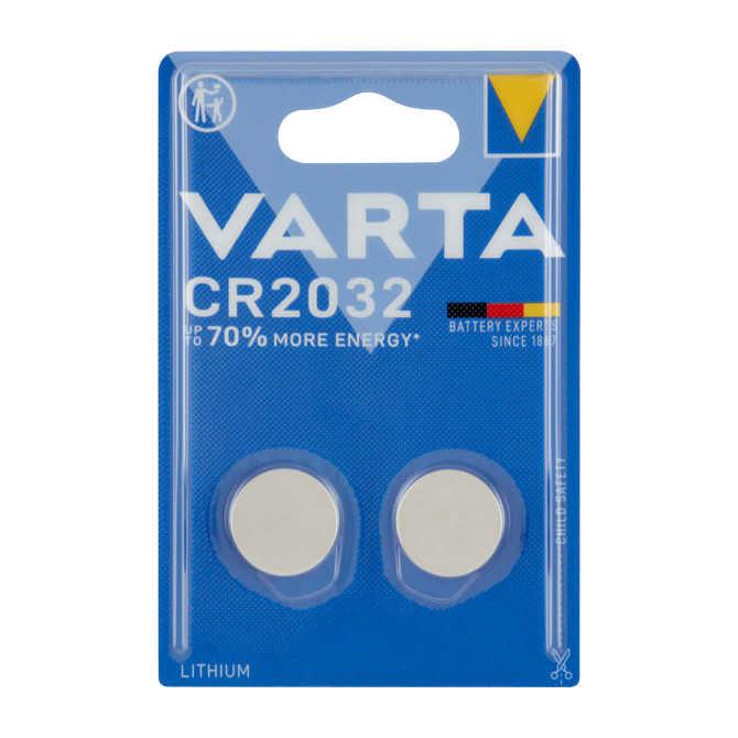 Varta Batterij lithium knoopcel CR2032