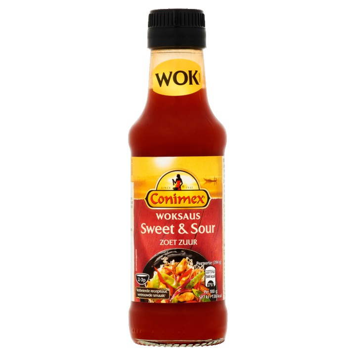 Conimex Woksaus Sweet &amp;amp; Sour Zoet Zuur 175ml