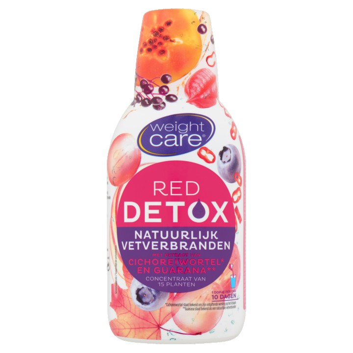 Weight Care Red Detox Natuurlijk Vetverbranden 500ml