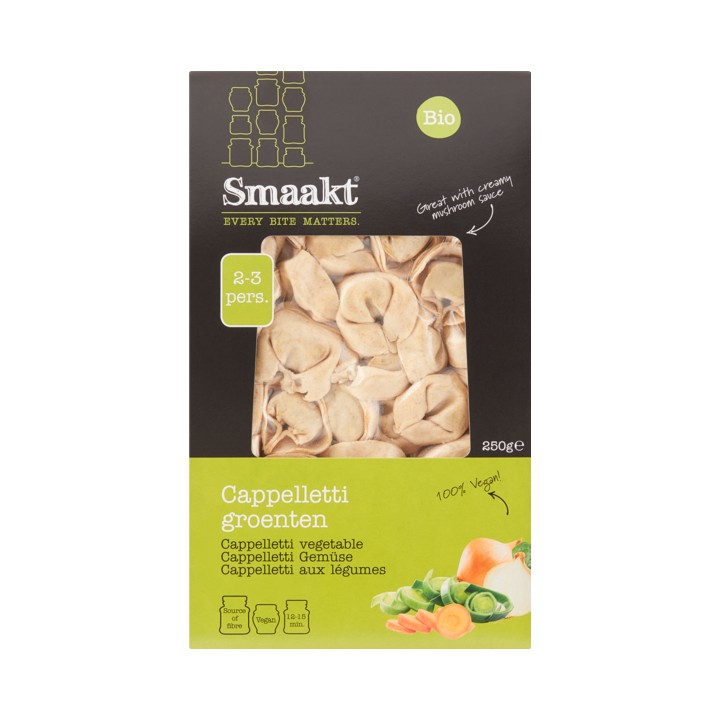 Smaakt Bio Cappelletti Groenten 250g