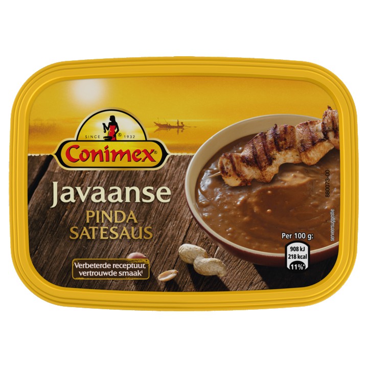 Conimex Saus Pinda Sate Javaans Mild 292g