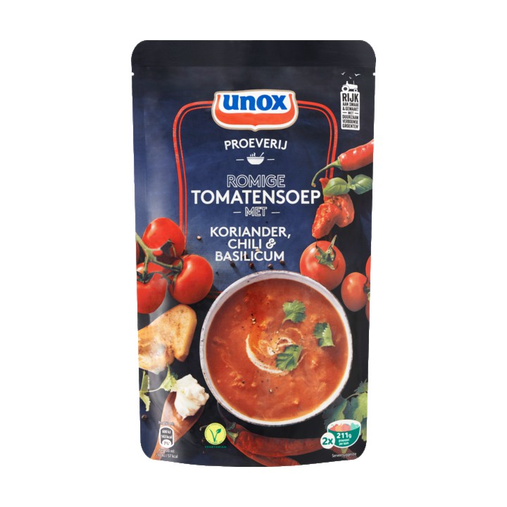 Unox Soep in Zak Proeverij Tomaten 2 Porties 570ml