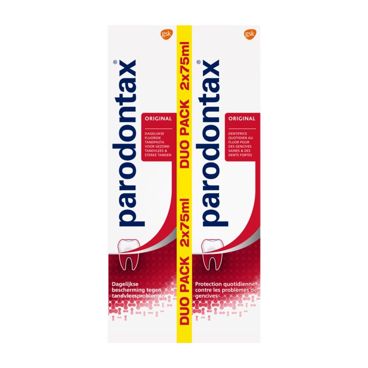 Parodontax Tandpasta Original Duo Pack 2 x 75ml