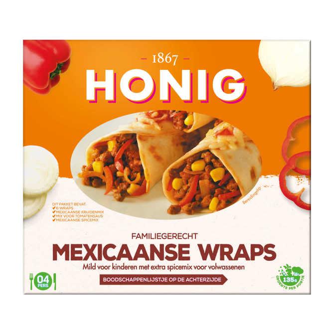 Honig Familiegerecht Mexicaanse wraps