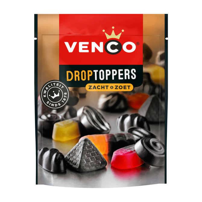 Venco Droptoppers Zacht Zoet