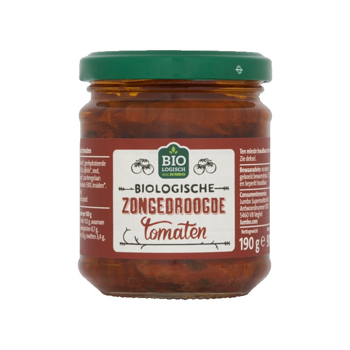 Jumbo Zongedroogde Tomaten Biologisch 190g