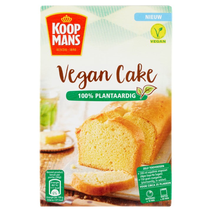 Koopmans Vegan cake 490g