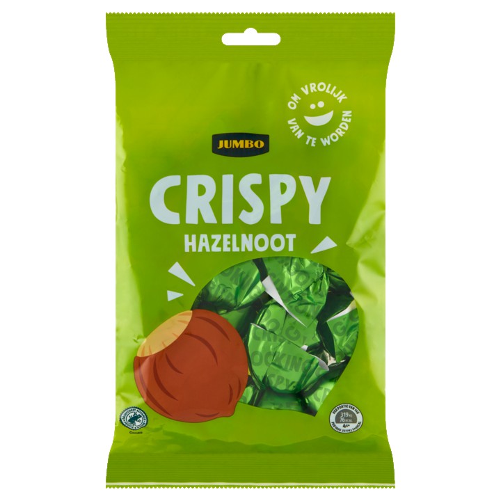 Jumbo Melkchocolade Bonbons Crispy Hazelnoot 250g