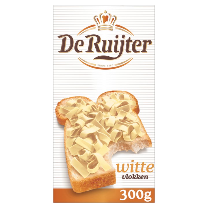 De Ruijter Vlokken Wit 300g