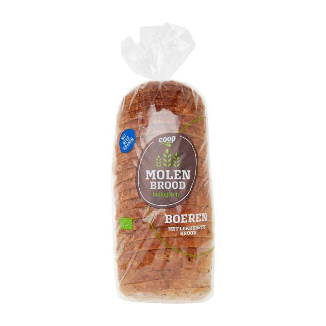 Molenbrood bio meergranen wit heel