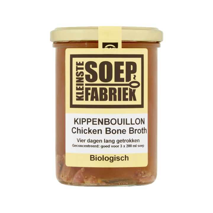 KleinsteSoepFabriek Kippenbouillon Biologisch 400ml