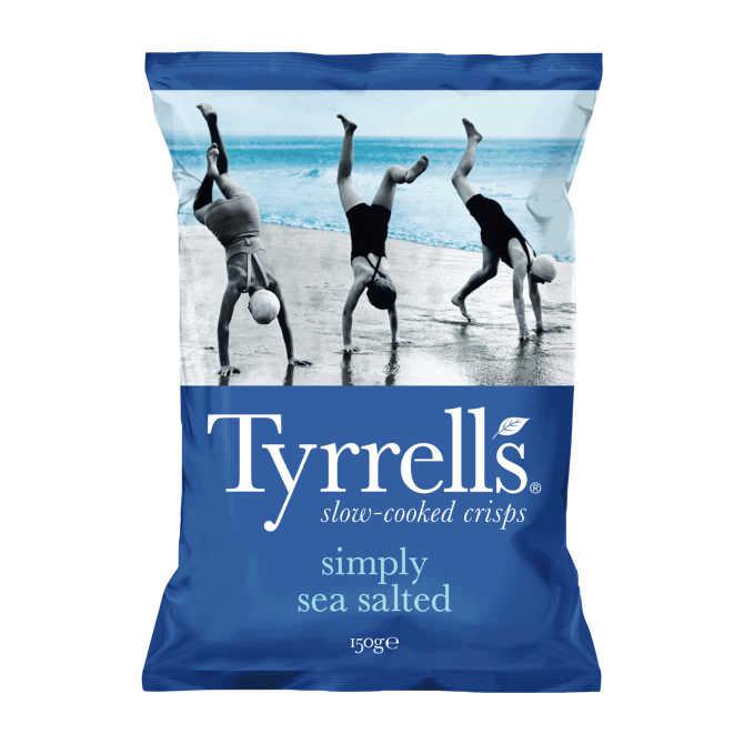 Tyrrells Naturel chips simply sea salted