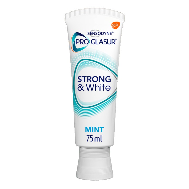 Sensodyne Proglasur Strong and White Dagelijkse Tandpasta bij Tanderosie 75ml