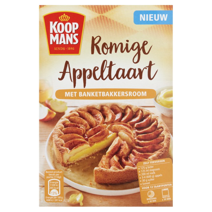 Koopmans Romige Appeltaart mix 390g