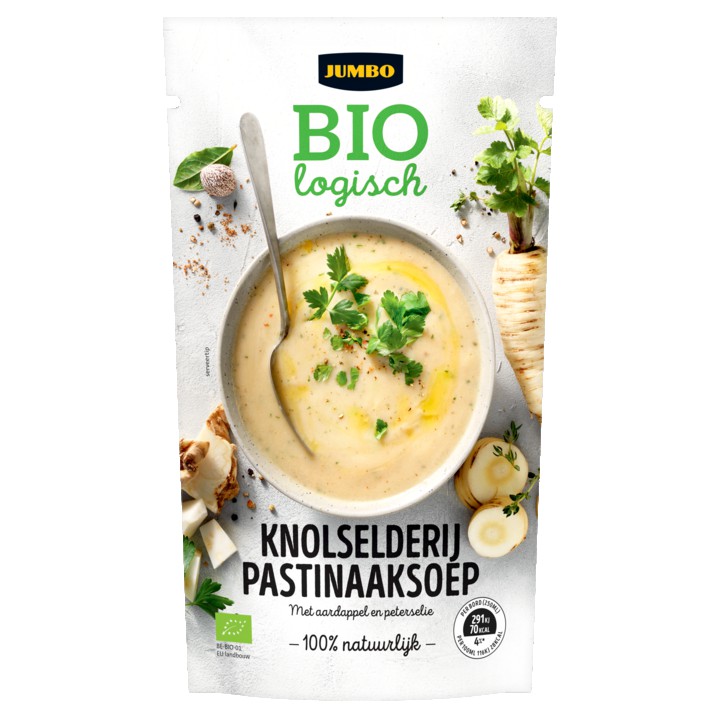 Jumbo Knolselderij-Pastinaaksoep Biologisch 570ml