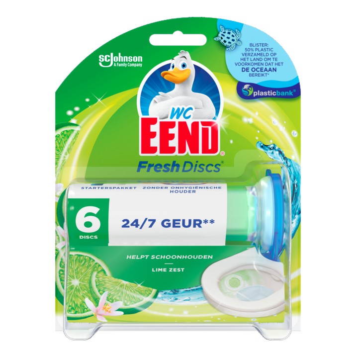 WC Eend Fresh Discs Lime Zest houder