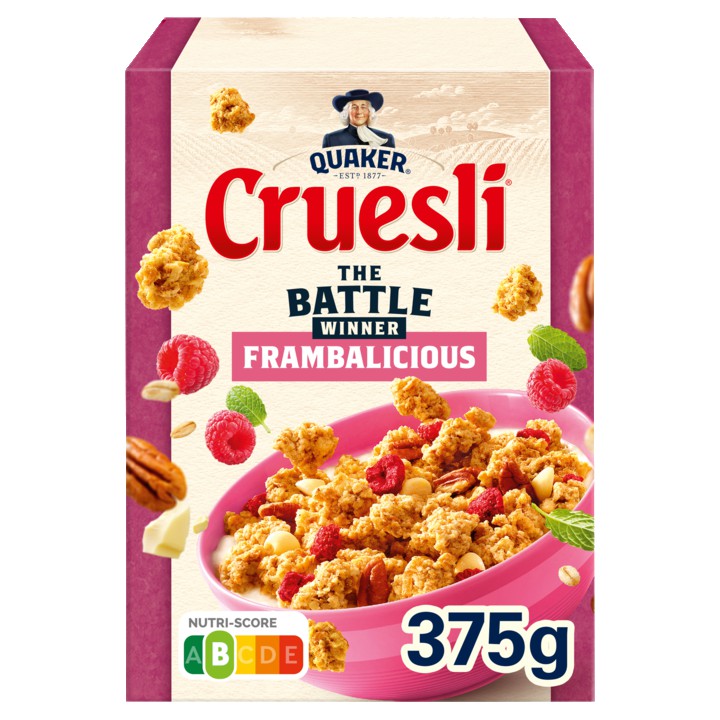 Quaker Cruesli Frambalicious 375gr