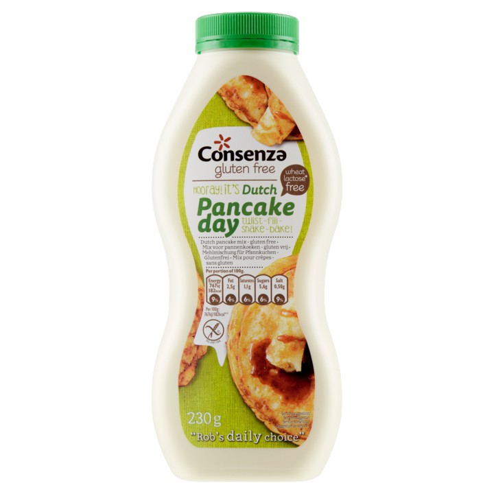 Consenza Gluten Free Mix voor Pannenkoeken 230g