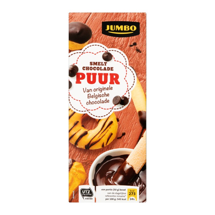 Jumbo Smeltchocolade Puur 200g