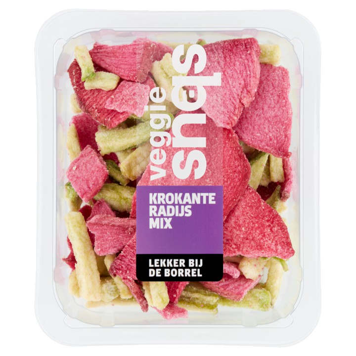 Snaqs Veggie Krokante Radijs Mix 55g