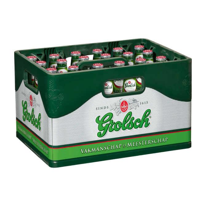 Grolsch Premium Pilsner Bier Krat Flessen - 24 x 30 cl