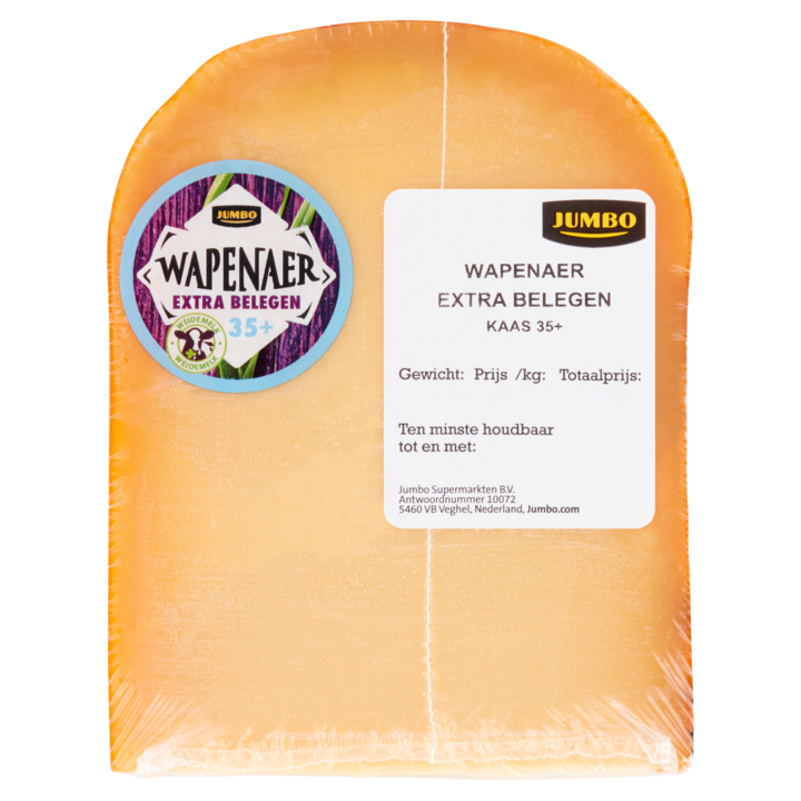 Jumbo Wapenaer Extra Belegen Kaas 35+ ca. 400g