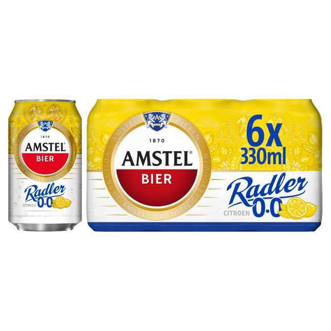 Amstel Radler 0.0 Bier Citroen Blik 6 x 33 cl