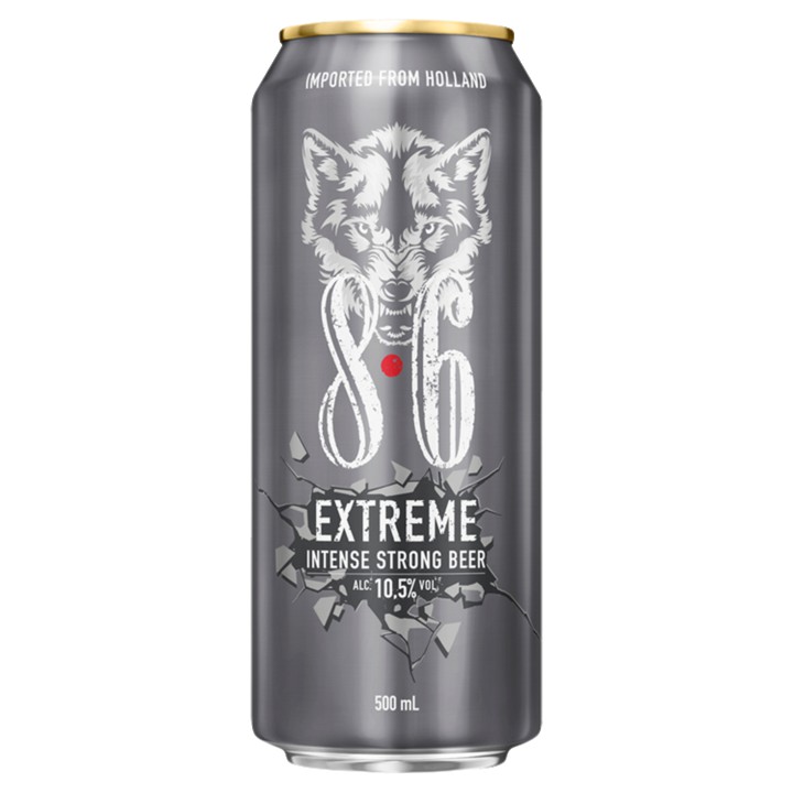 8.6 Extreme sterk blond speciaal bier blik 500ML