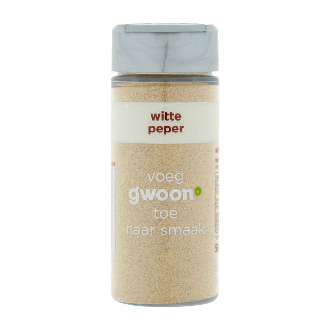 g&#039;woon Witte peper