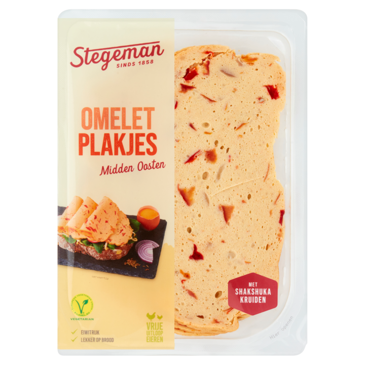 Stegeman Omelet Plakjes Midden Oosten 80g