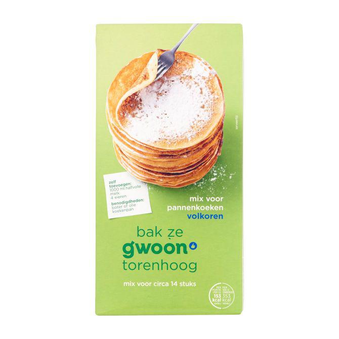 g&#039;woon Mix voor volkoren pannenkoek