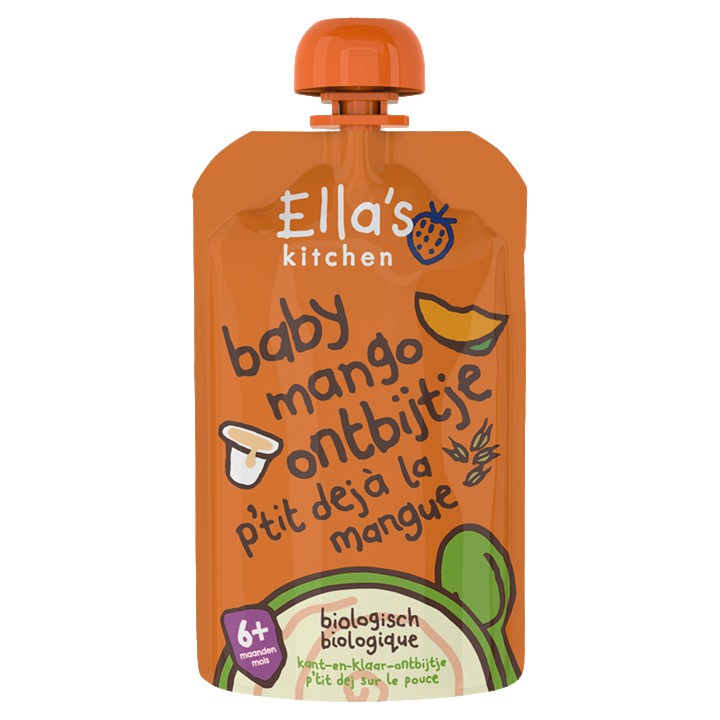 Ella&amp;#x27;s Kitchen Baby mango ontbijtje 6+ biologisch 100g