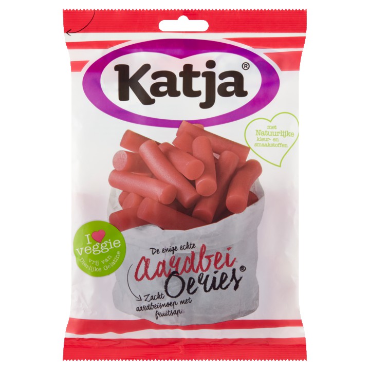 Katja Aardbei Oeries 250g