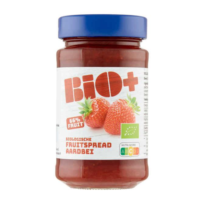 Bio+ Fruitspread aardbeien