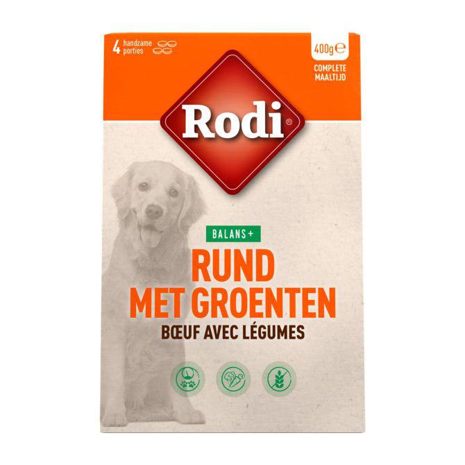 Rodi Diervoeding rund met groente