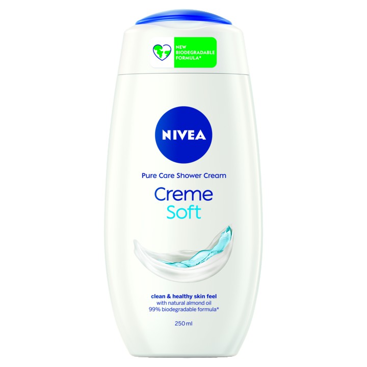 Nivea Pure Care Shower Cream Creme Soft 250ml